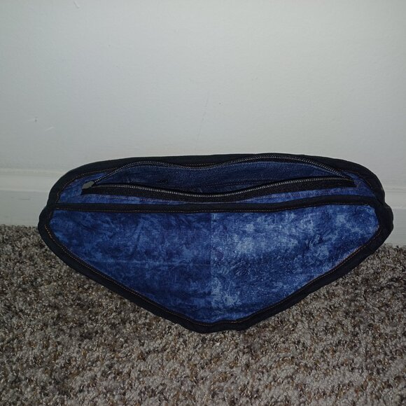 Belt bag, jean upcycling, blue, hand made, unisex - Picture 7 of 7